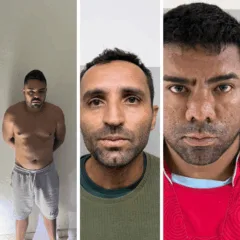 Suspeitos presos na operação