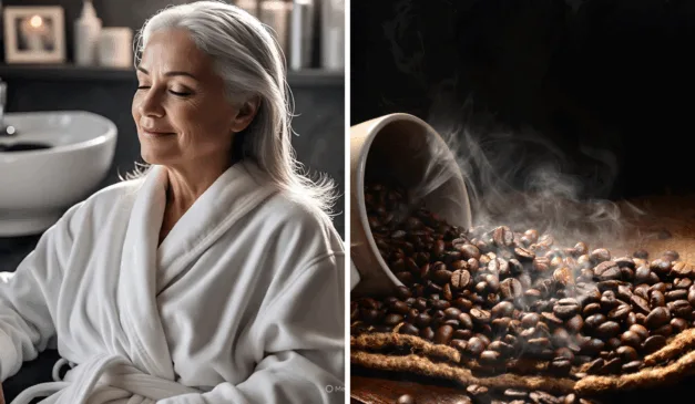 Receita natural promete cobertura dos fios brancos com café e condicionador/Reprodução