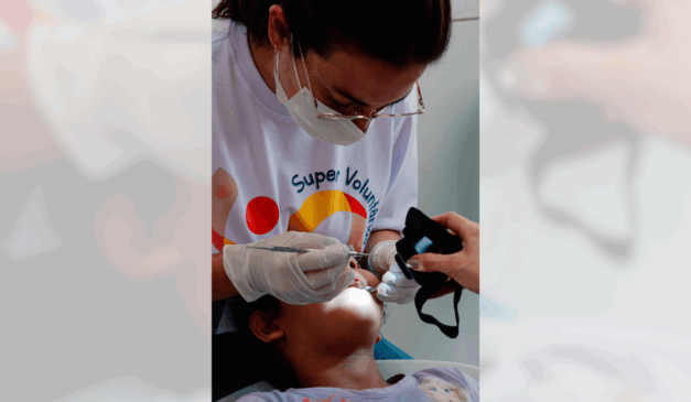 mais de 100 atendimentos super voluntários