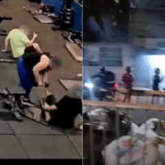 Jovem é atingida por tiro na perna dentro de academia