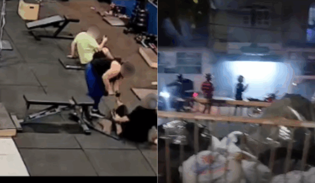 Jovem é atingida por tiro na perna dentro de academia