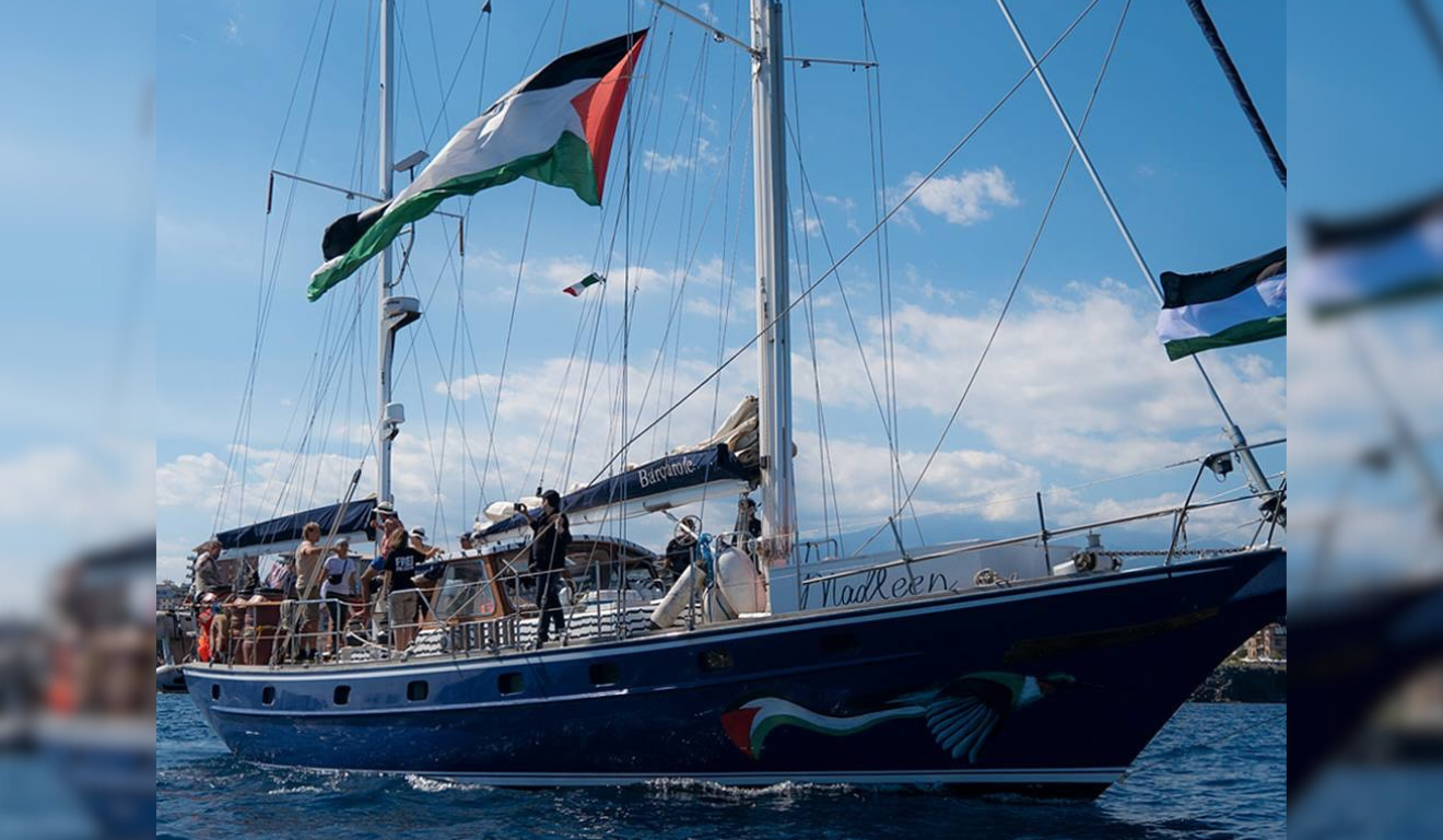 Barco que enviava ajuda humanitária à Gaza foi interceptado por Israel.