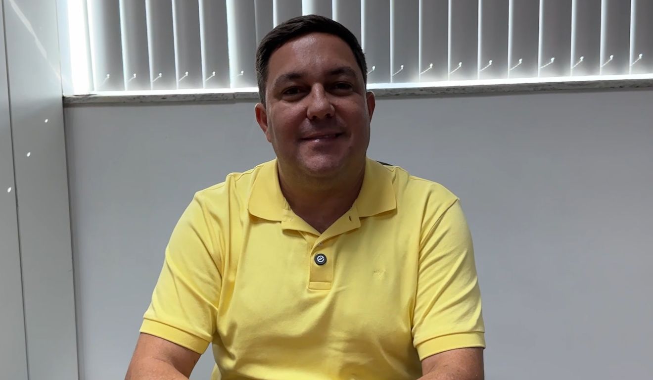 O secretário Bruno Lamas. 