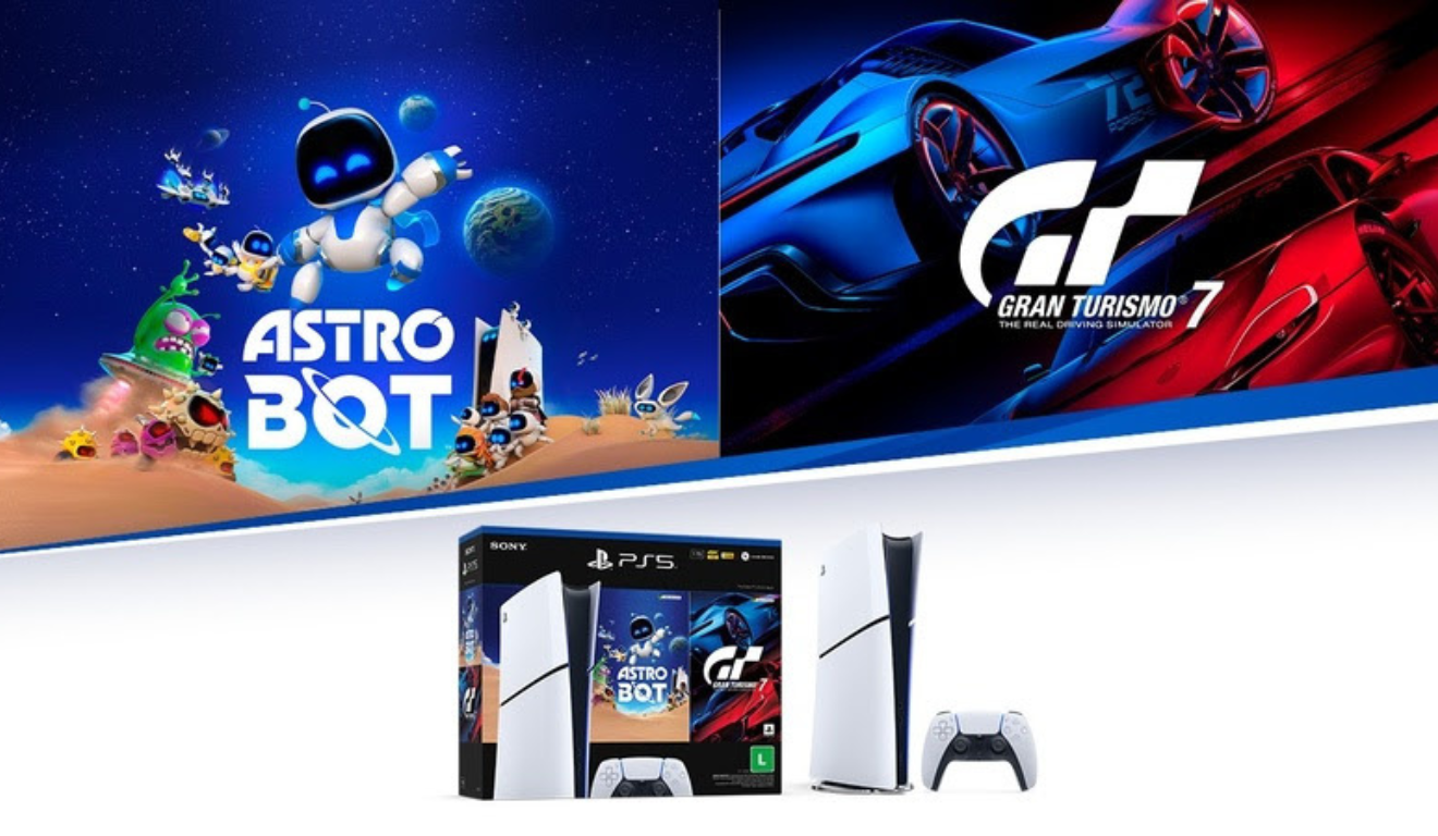 Chegou o novo bundle do PlayStation 5 com ASTRO BOT e Gran Turismo 7