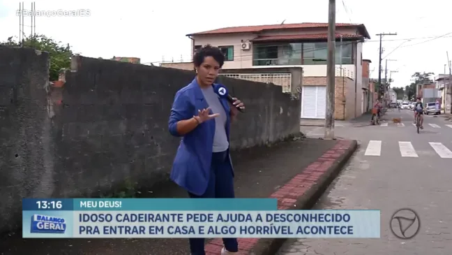Idoso cadeirante é esfaqueado durante assalto em Nova Almeida