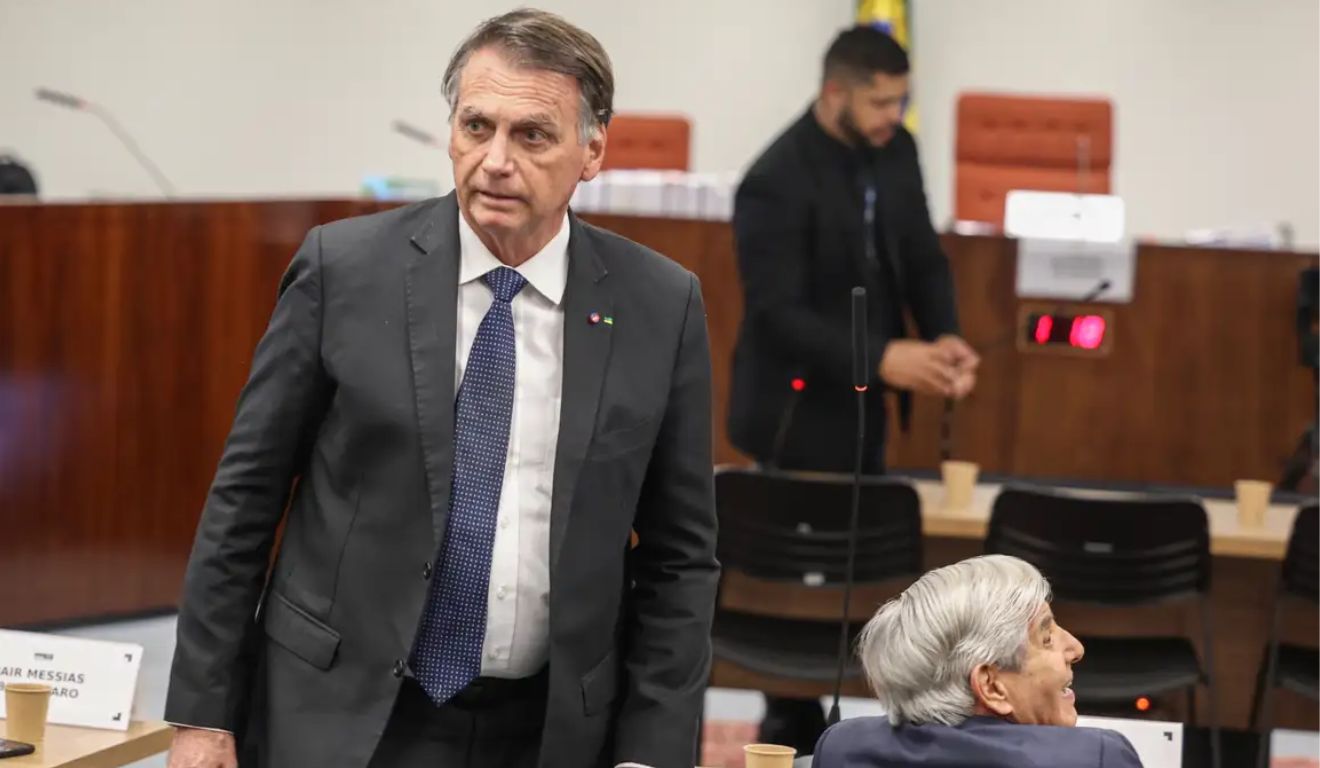 Jair Bolsonaro no STF.