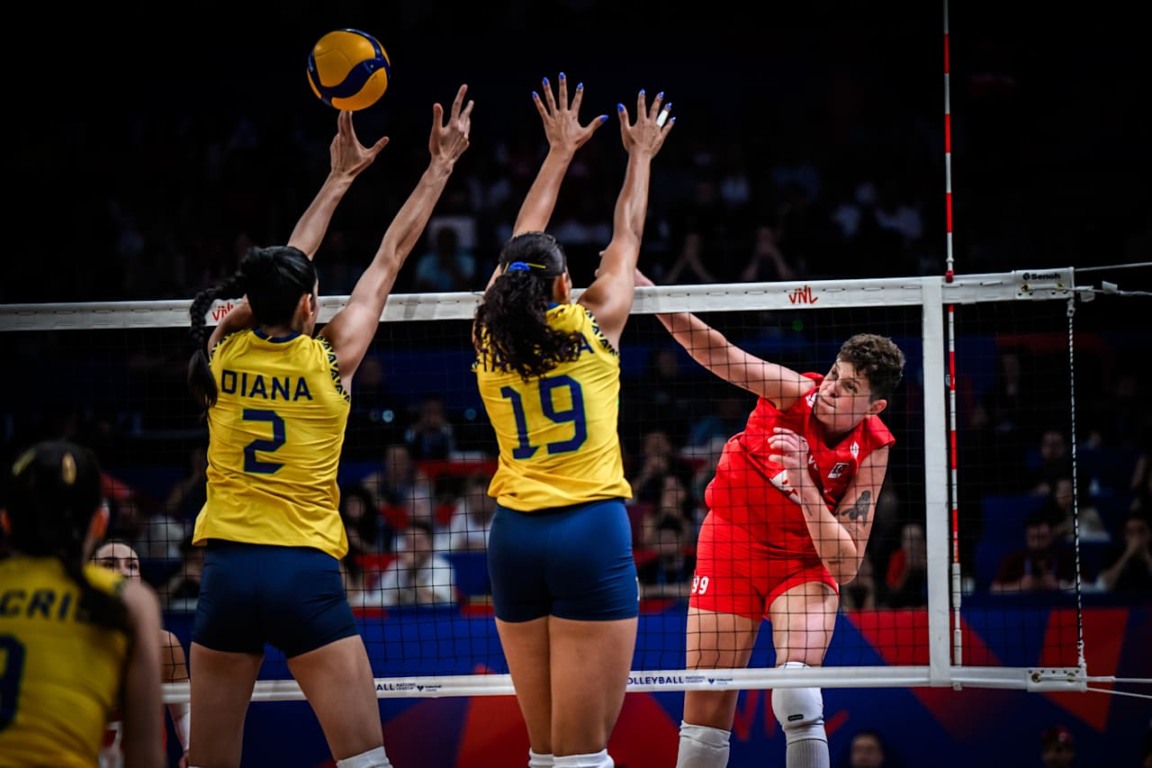 VNL: Turquia x Brasil. Vôlei Feminino