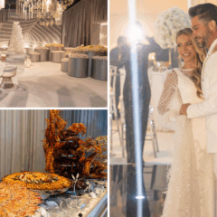 20 metros de caviar, lagosta e caranguejo do Alasca e 7h de festa: donos do Le Buffet, Giovanna e André Rosa comemoram 25 anos de casados (Foto: Cacá Lima)