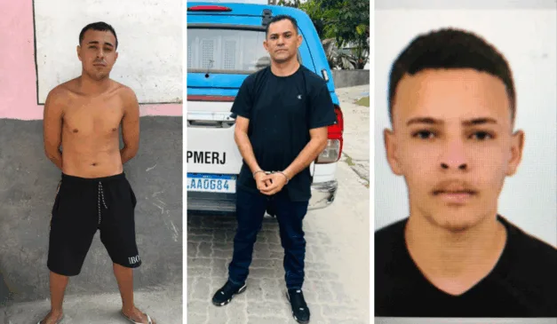 Suspeitos presos em Iguaba