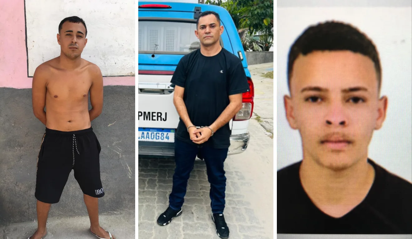 Suspeitos presos em Iguaba