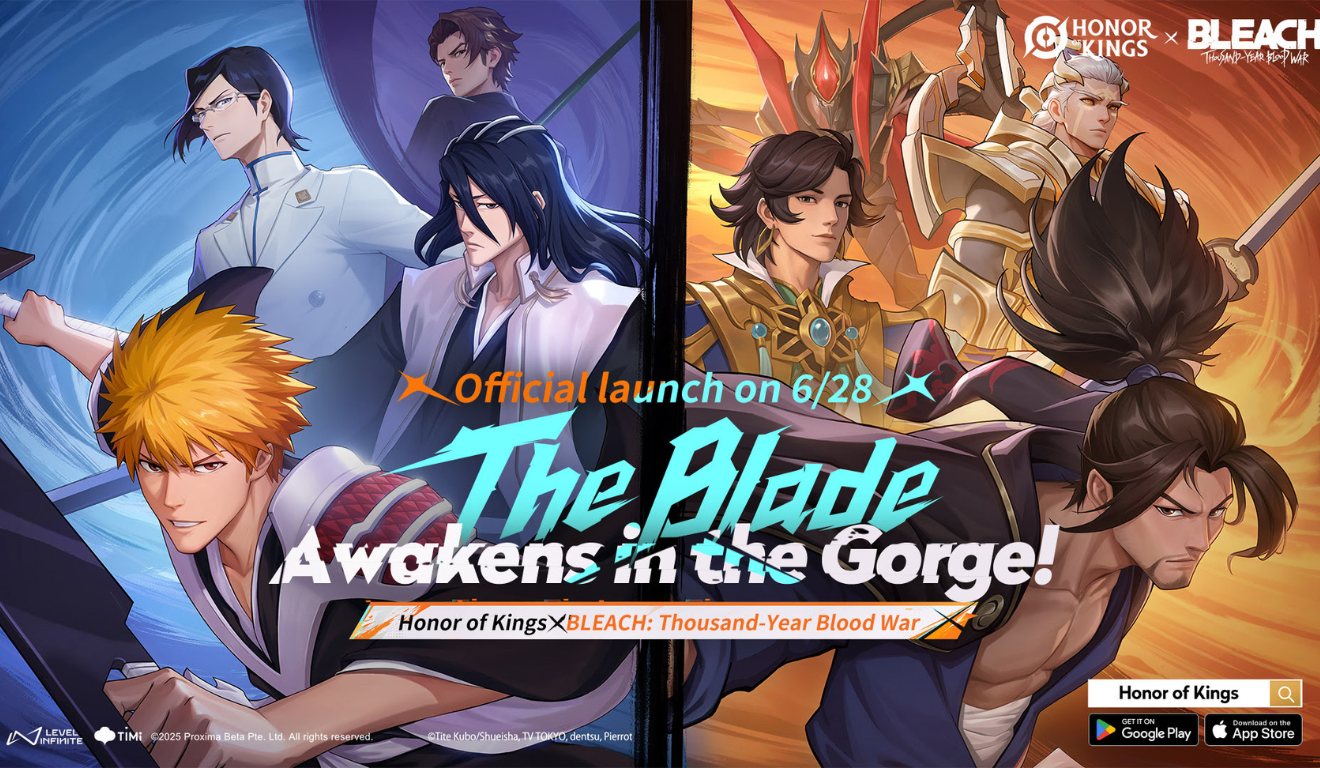 Honor of Kings anuncia parceria com BLEACH: Thousand-Year Blood War