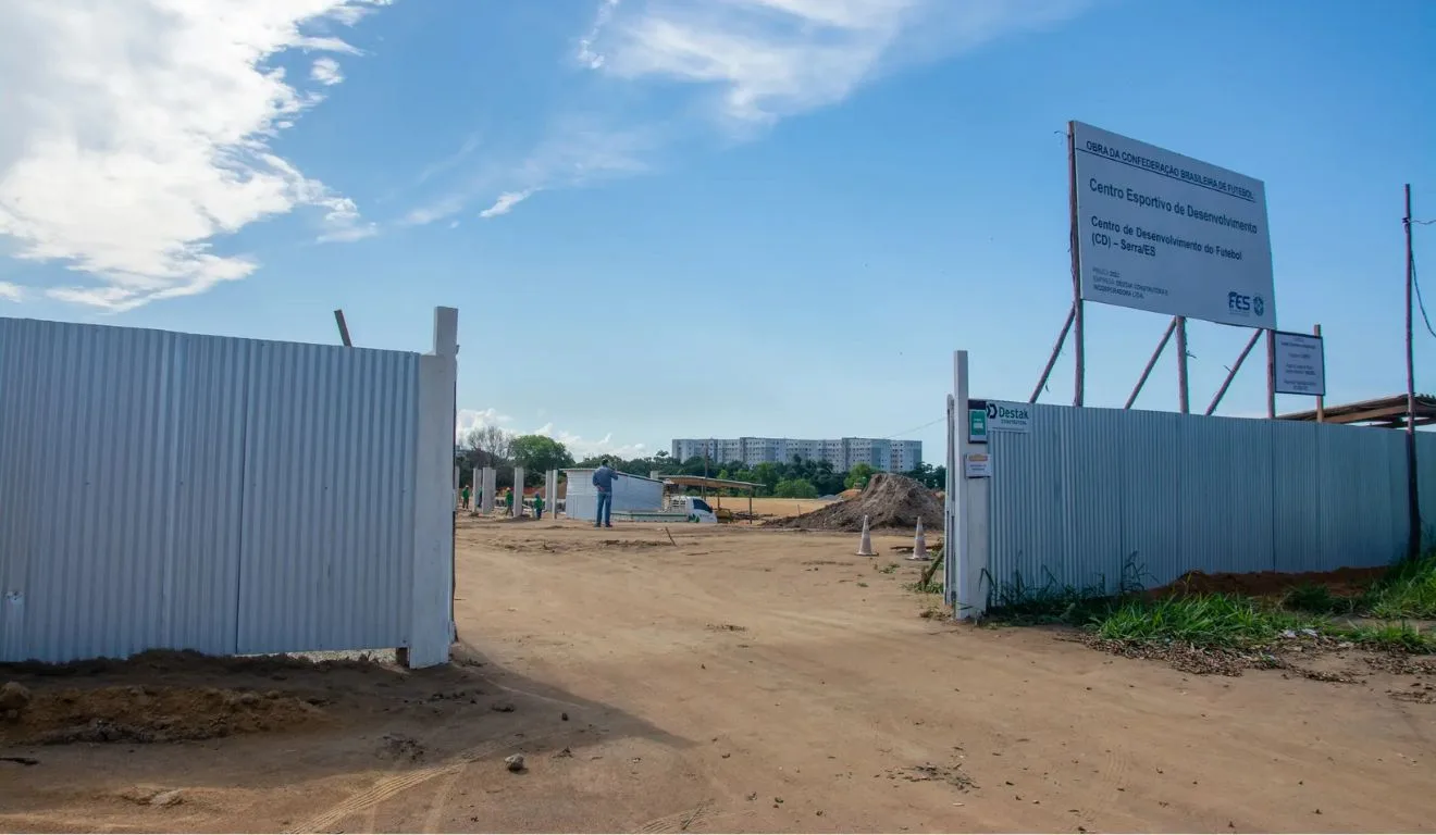 Centro de Desenvolvimento do Futebol no ES. Bicanga, Serra.