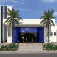 Projeto de como ficará a nova unidade do Vitória Apart Hospital, em Vila Velha