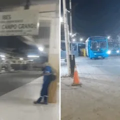 paralisação de onibus