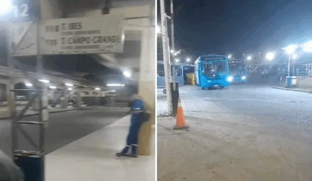 paralisação de onibus