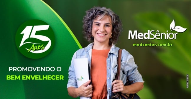 MedSênior celebra 15 anos com ações interativas em unidades de todo o Brasil