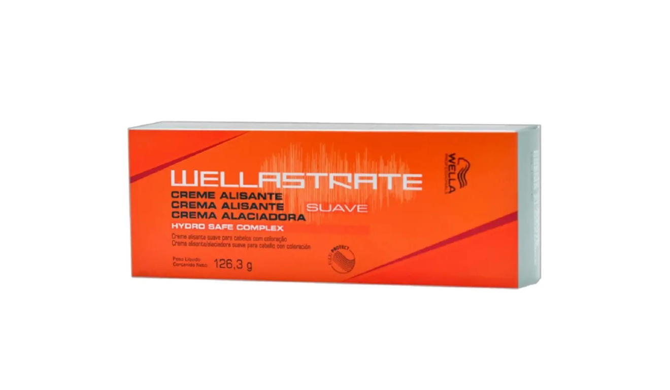 Crema Wella para alisar o cabelo/Reprodução