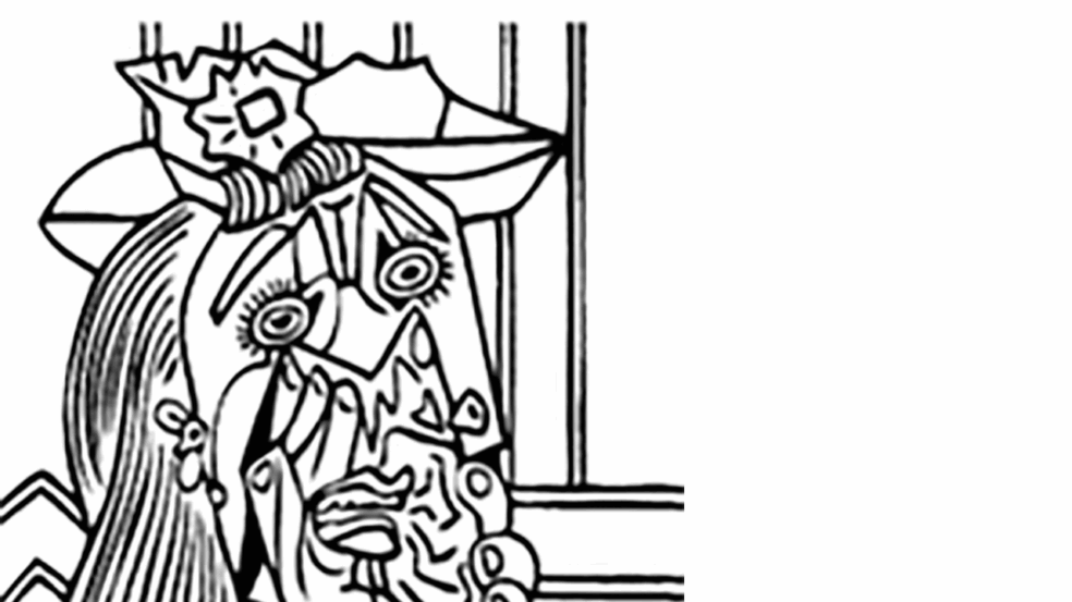 Imagem disponível em: https://www.coloring-life.com/pt/desenhos-para-colorir-adultos-1001-pt-picasso.html