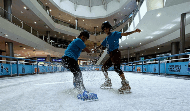 Pista de patinação no gelo Vila Velha
