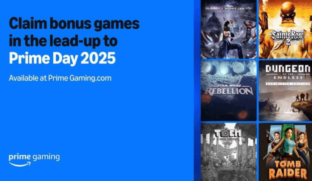 Prime Gaming recebe jogos bônus neste mês