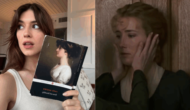 Daisy Edgar-Jones deve interpretar Elinor, papel que foi de Emma Thompson no filme dos anos 90 (Foto: Reprodução/Instagram/@daisyedgarjones/Reprodução/Youtube/@ArquivodeTrailers)
