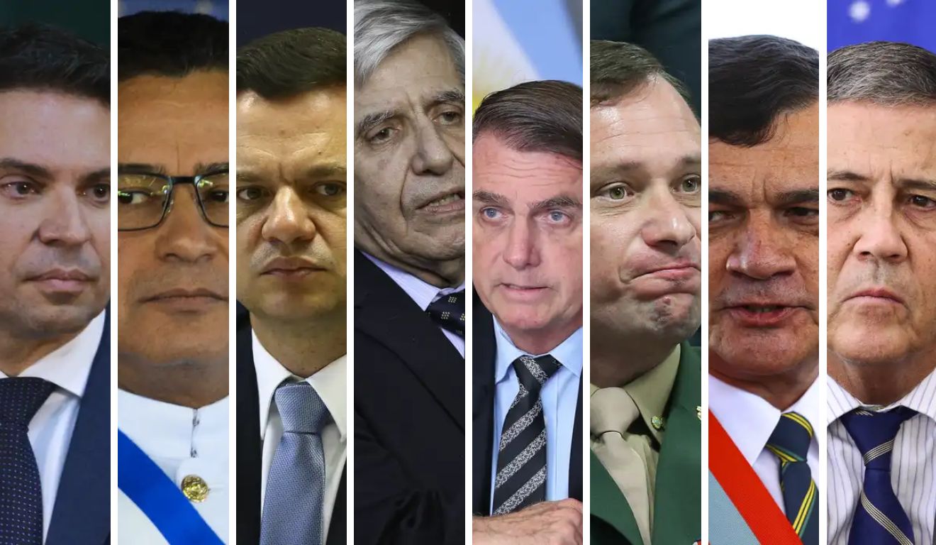 Réus pela trama golpista no STF