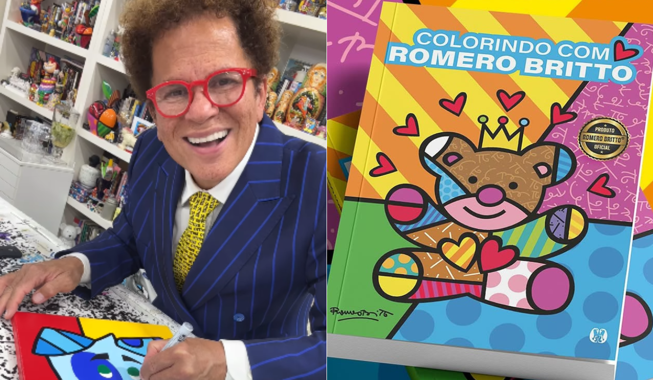 Foto: Reprodução/Instagram/@citadeleditora/@romerobritto
