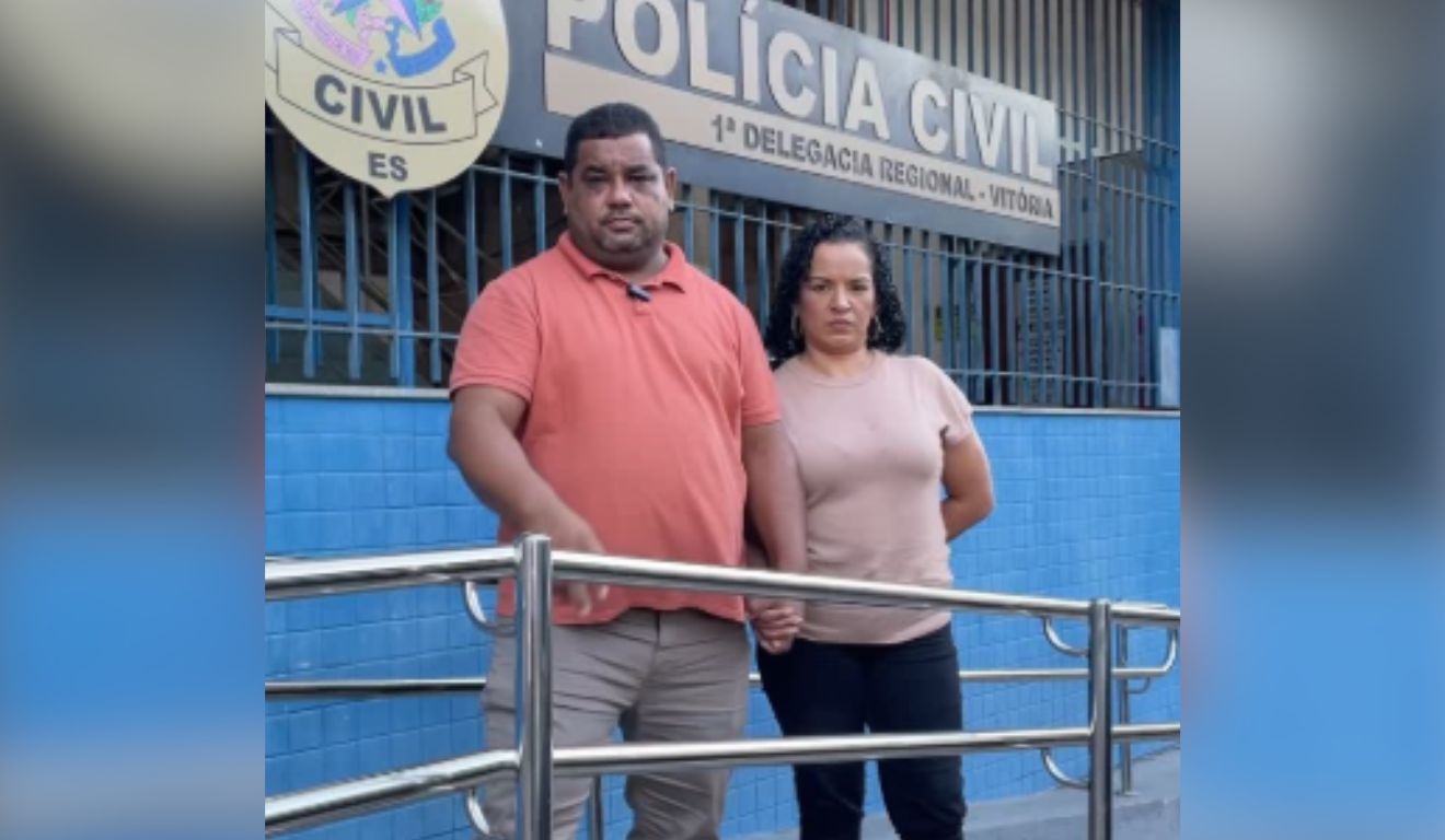 O vereador da Serra Jefinho do Balneário e a esposa.