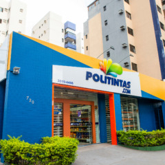 Loja da Politintas em Jardim Camburi, Vitória. Foto: Politintas/Divulgação