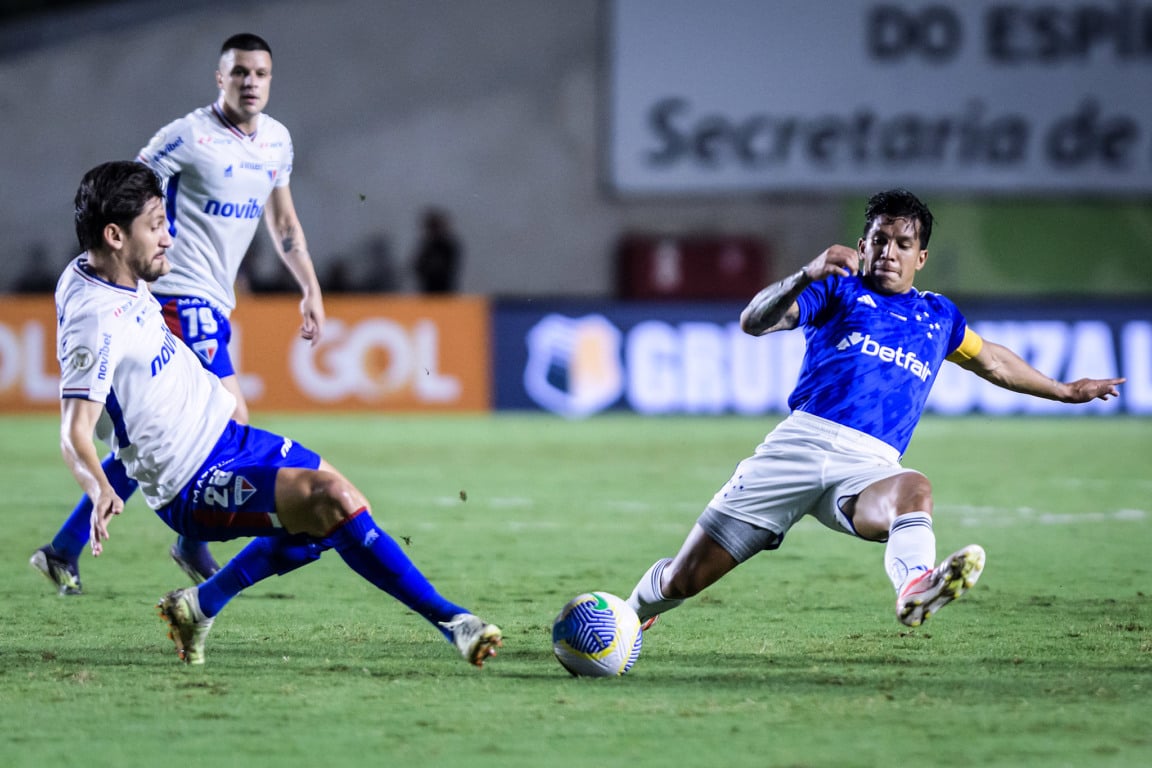 Cruzeiro x Fortaleza, no Kleber Andrade, em Cariacica.

 

Foto: Gustavo Aleixo/Cruzeiro