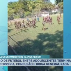 Jogador de 15 anos agredido em partida da Copa Popular