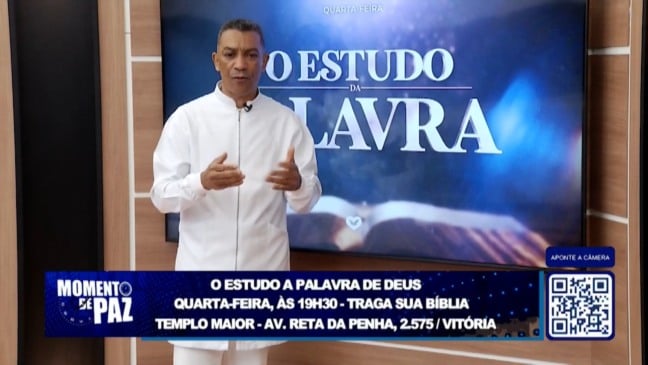 Estudo da Palavra de Deus no Momento de Paz com Bispo Nilton