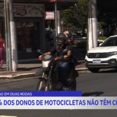 Motociclistas sem CNH representam 40% da frota no ES