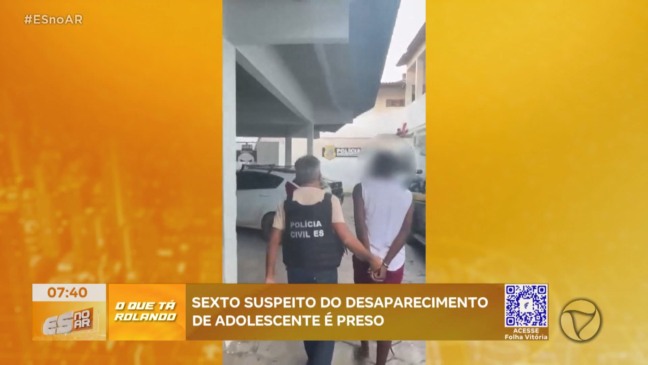 Polícia Civil prende suspeito de desaparecimento de adolescente