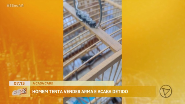 Homem é preso com arma e aves em Vila Velha após denúncia