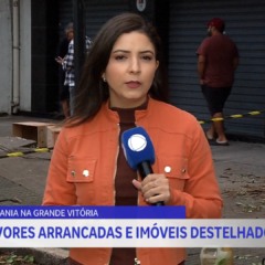 Ventania de mais de 70 km/h causa estragos na Grande Vitória