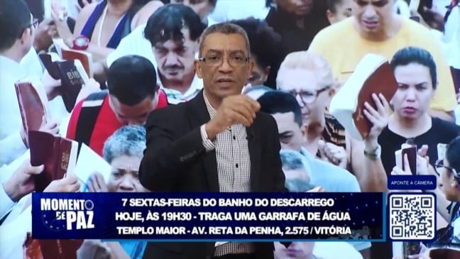 Oração e libertação espiritual no Momento de Paz com Bispo Nilton
