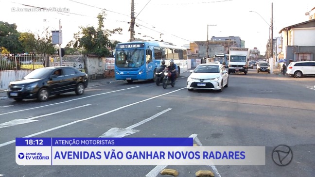Vila Velha instala radares para reduzir acidentes de trânsito