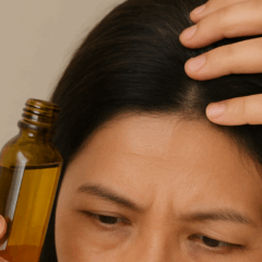 Mistura caseira com óleo escurece o cabelo branco sem agressão/Foto: ChatGPT