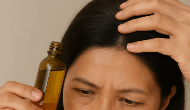 Mistura caseira com óleo escurece o cabelo branco sem agressão/Foto: ChatGPT