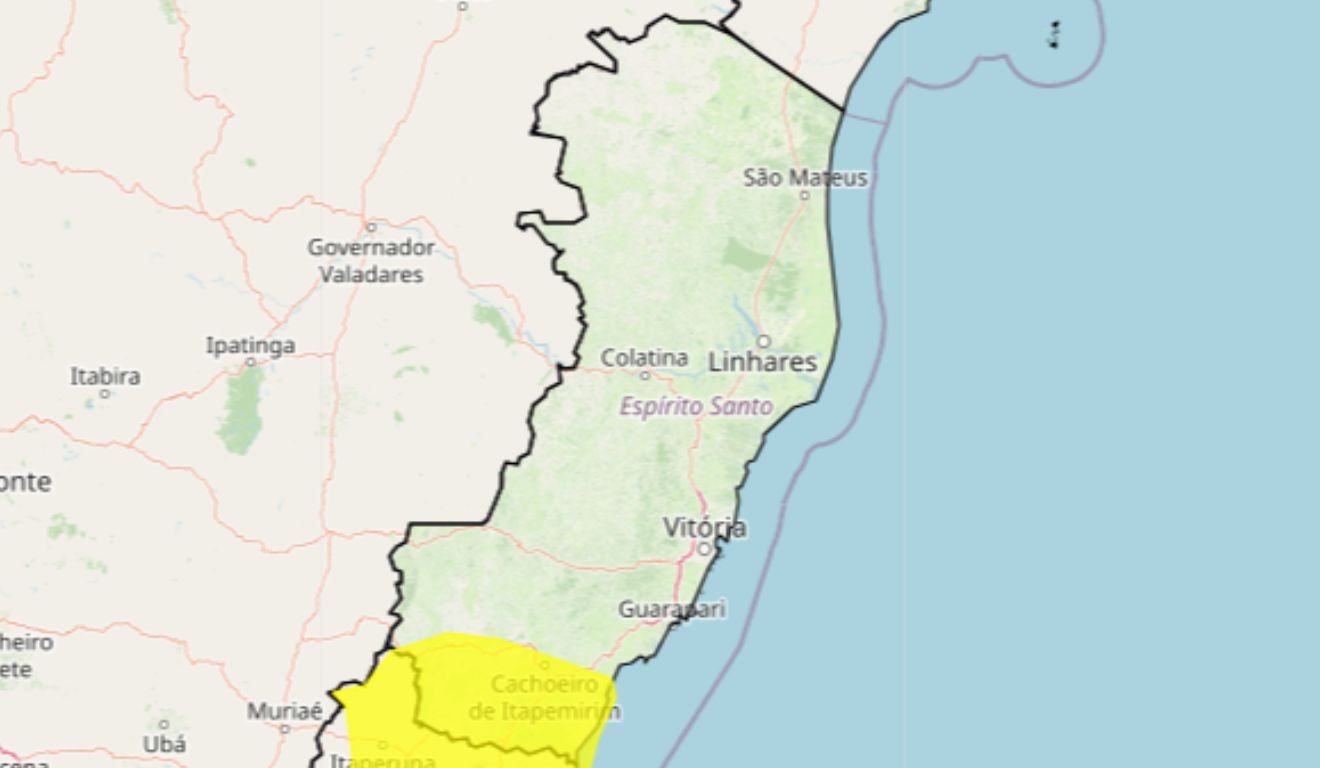 Alerta chuvas intensas