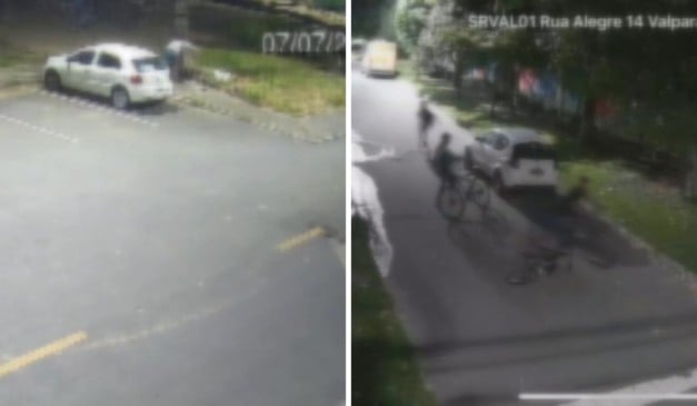 Uma mulher foi agredida pelo criminoso. Depois, adolescentes foram assaltados