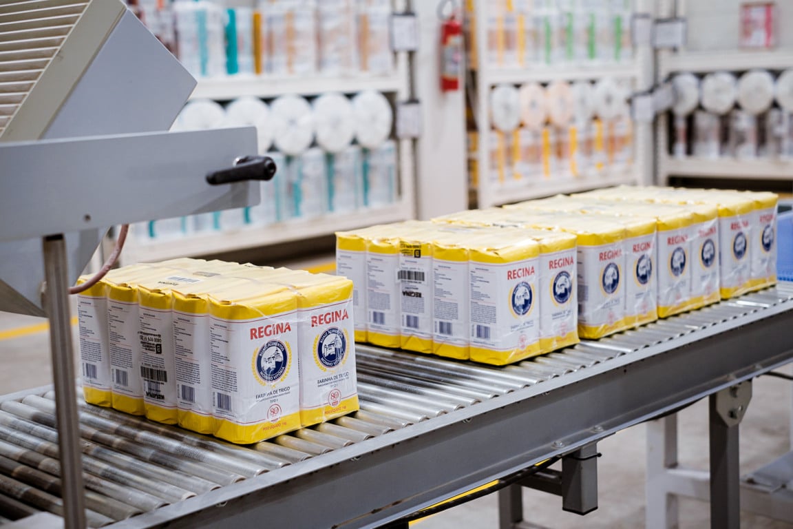 Produção da Farinha de Trigo Regina. Foto: divulgação