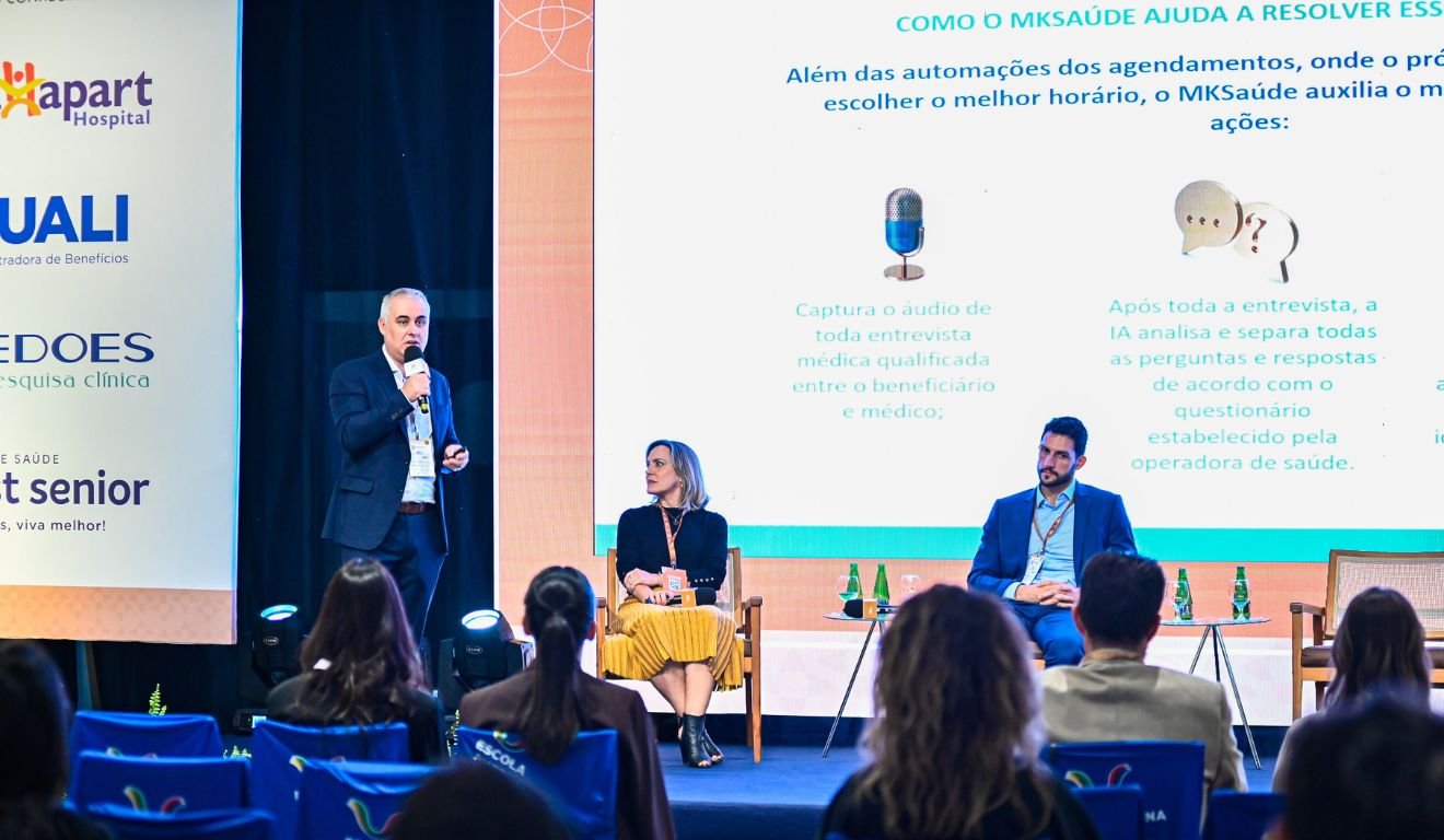 Rômulo Costa, CEO da MKData, no Rede Saúde Summit