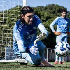 Treino do Cruzeiro na Toca da Raposa 2. Foto: Gustavo Aleixo/Cruzeiro