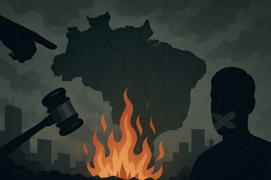Brasil, entre denúncias e ameaças: o reflexo do caos