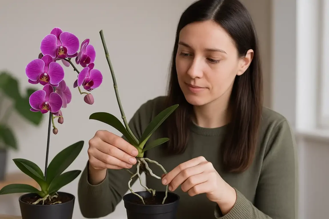 Como fazer muda de orquídea pela haste e manter a raiz saudável Como fazer muda de orquídea pela haste e manter a raiz saudável