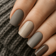 Unhas no tom bege amanteigado são a escolha perfeita para quem busca elegância discreta e naturalidade no visual/Reprodução