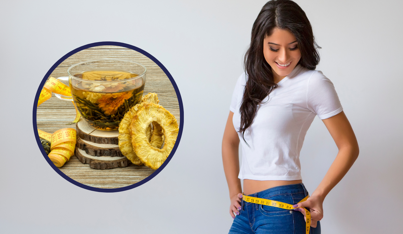 Chá de Gengibre para emagrecer rápido e secar a barriga/Foto: Reprodução: Canva