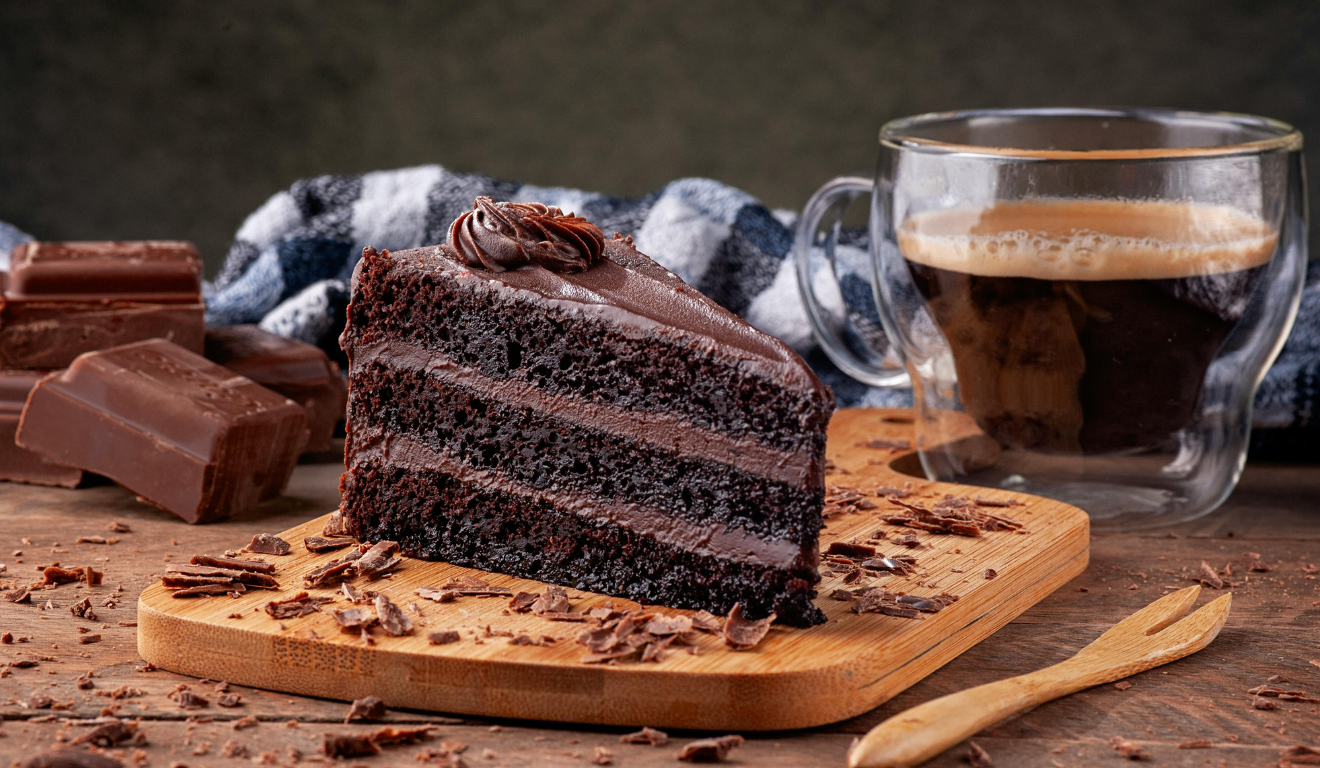 Bolo de chocolate/Canva